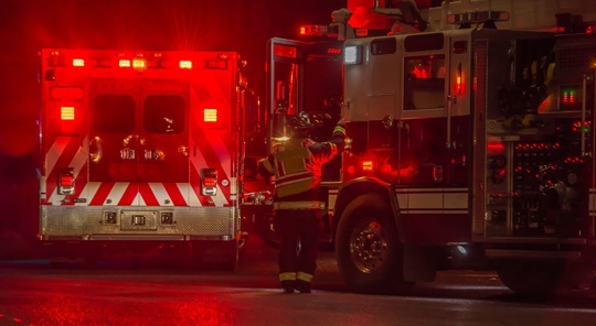 emergency vehicle crash